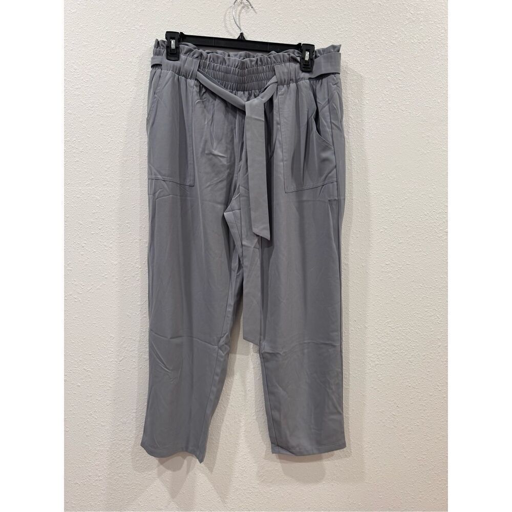 Wide Leg Dress Pants Women's Paperbag High Waisted Business Casual Trousers with